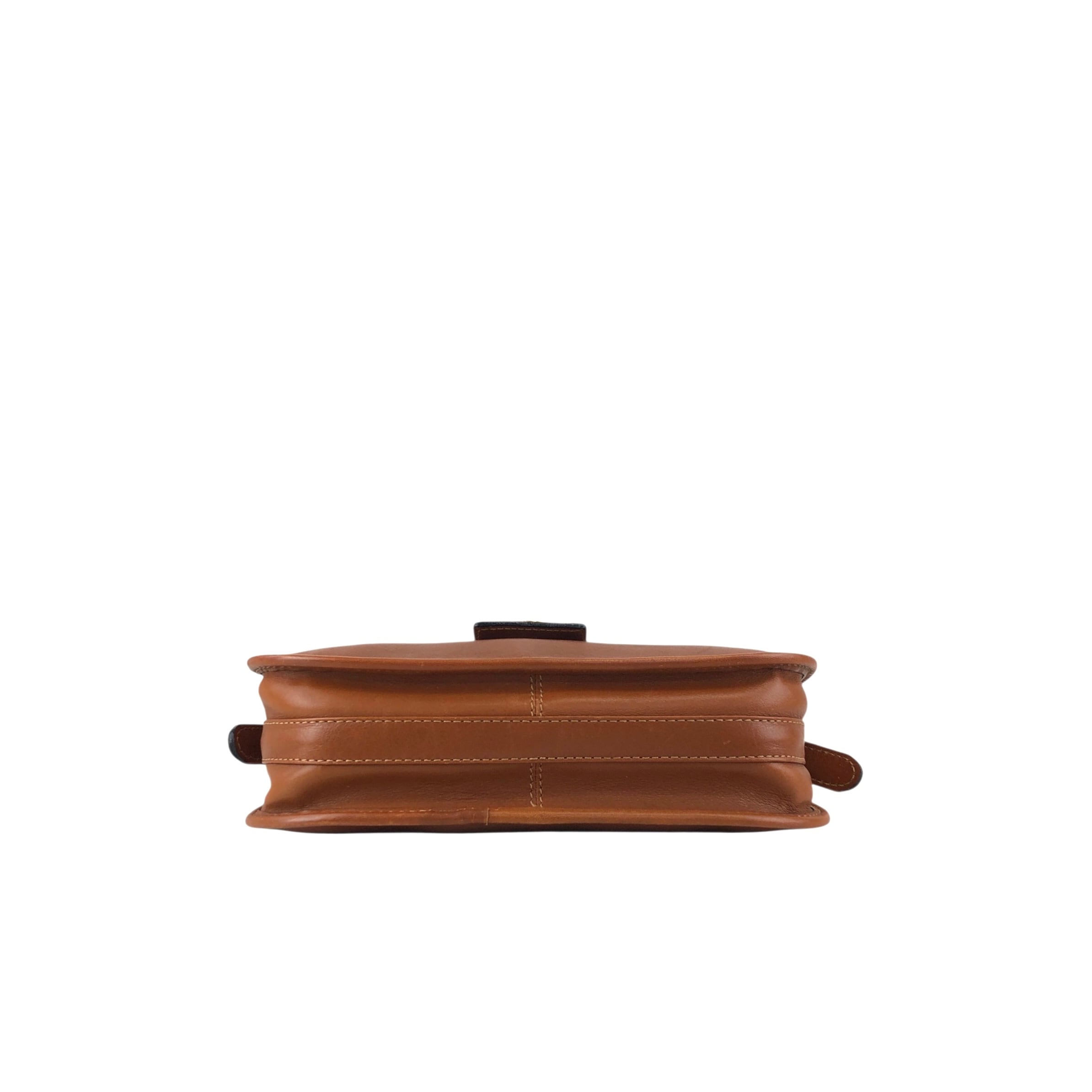 CELINE セリーヌ ショルダーバッグ ブラウン ガンチーニ レザー