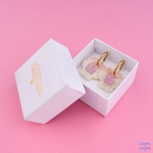 «sold out» Coucou Suzette Pink Pansy Earrings