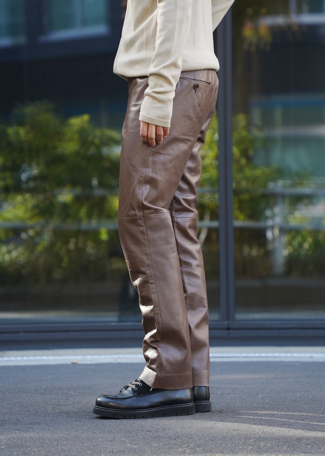 CoSTUME NATIONAL HOMME leather pants