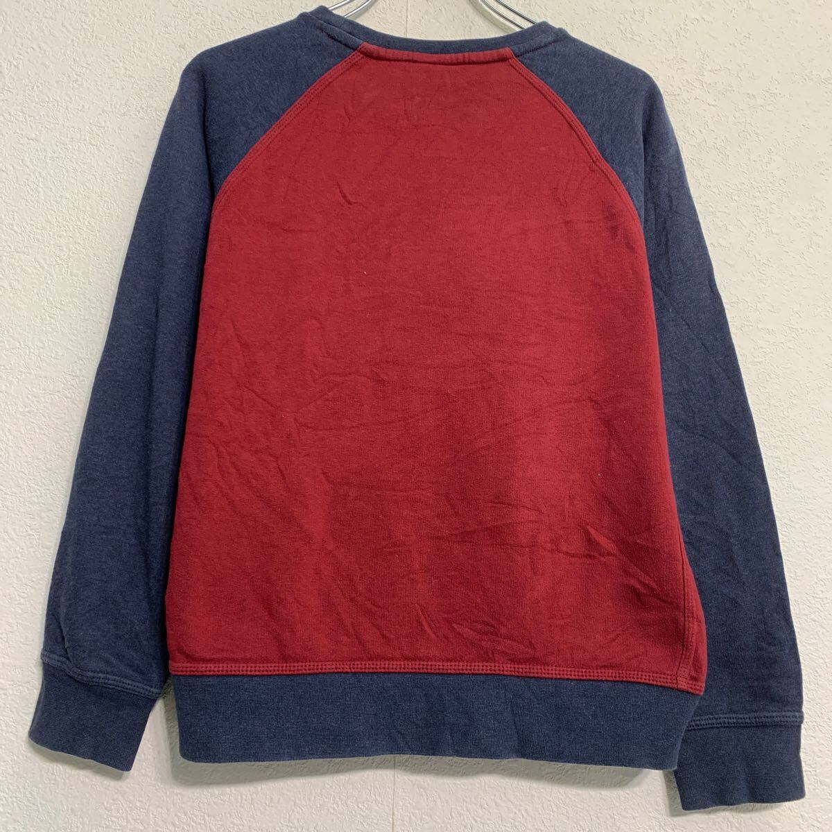 NIKE ロゴスウェット トレーナー L キッズ 150〜 エンジ ネイビー