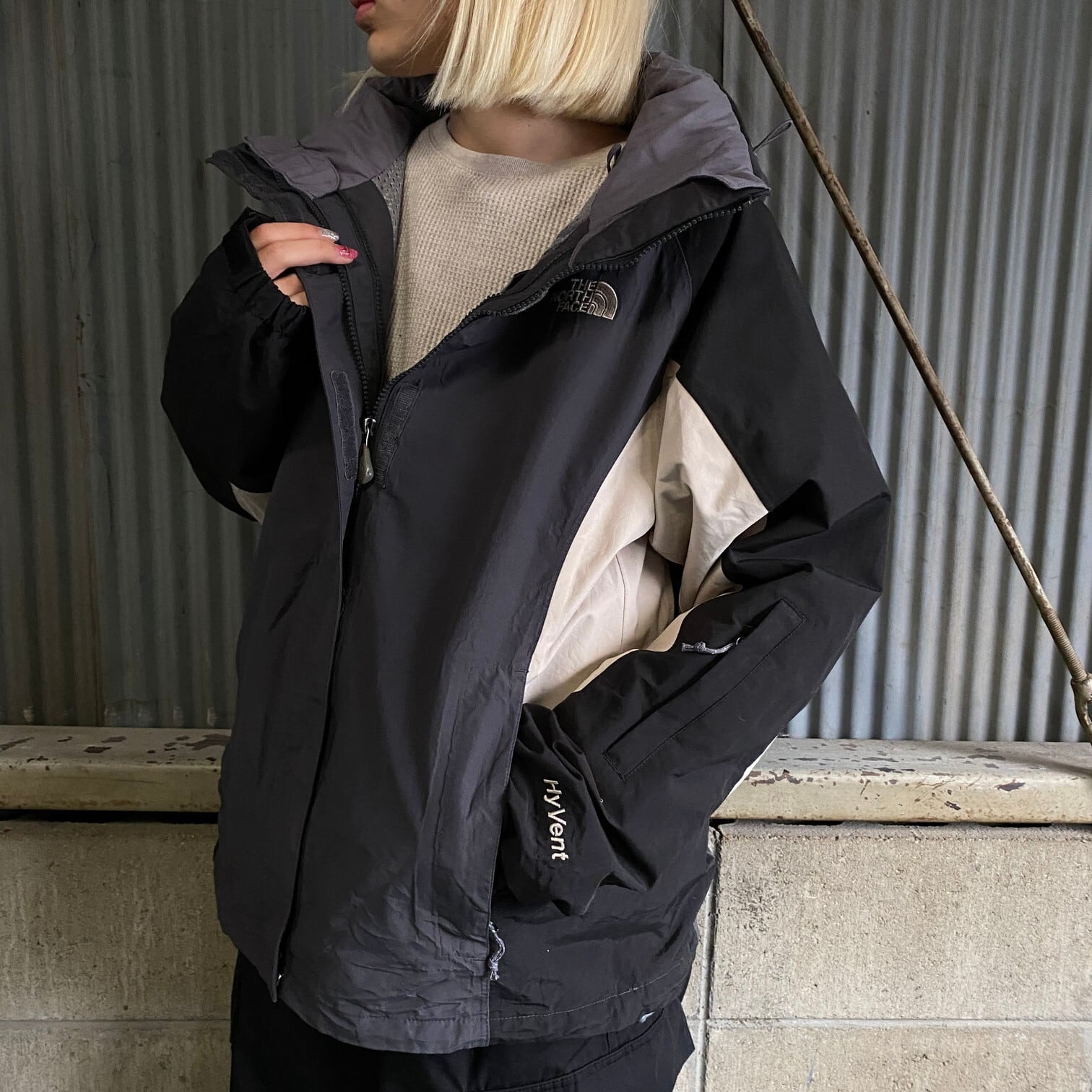 THE NORTH FACE マウンテンジャケット HYVENT　ブラック