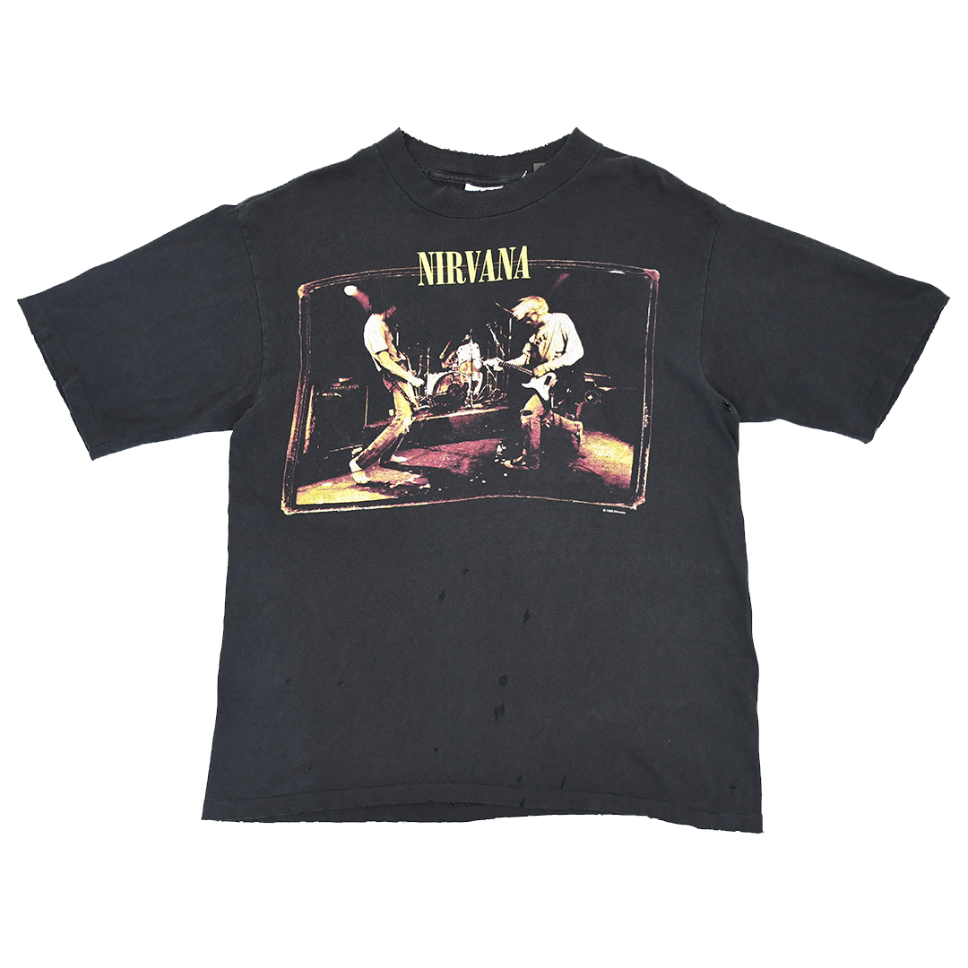 最愛 NIRVANA 高い素材】 from Tシャツ 1996 muddy banks Nirvana バン ...