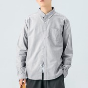 チェストポケットデザイン ボタンダウンシャツ af0115