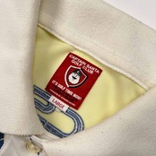 CAPTAIN SANTA キャプテンサンタ GOLF CLUB アーガイル柄 メッシュ 半袖 ポロシャツ サイズ L /イエロー/ゴルフ