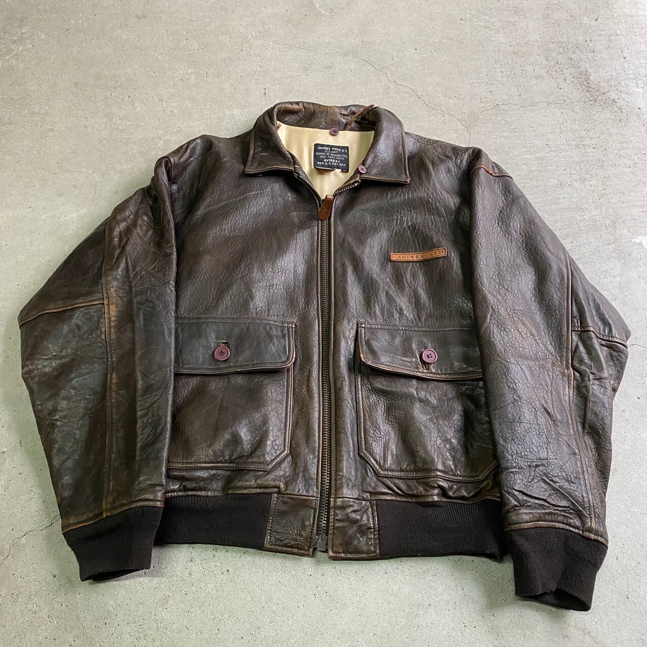 ビッグサイズ 90年代 AVIREX アビレックス G-1 フライトジャケット  