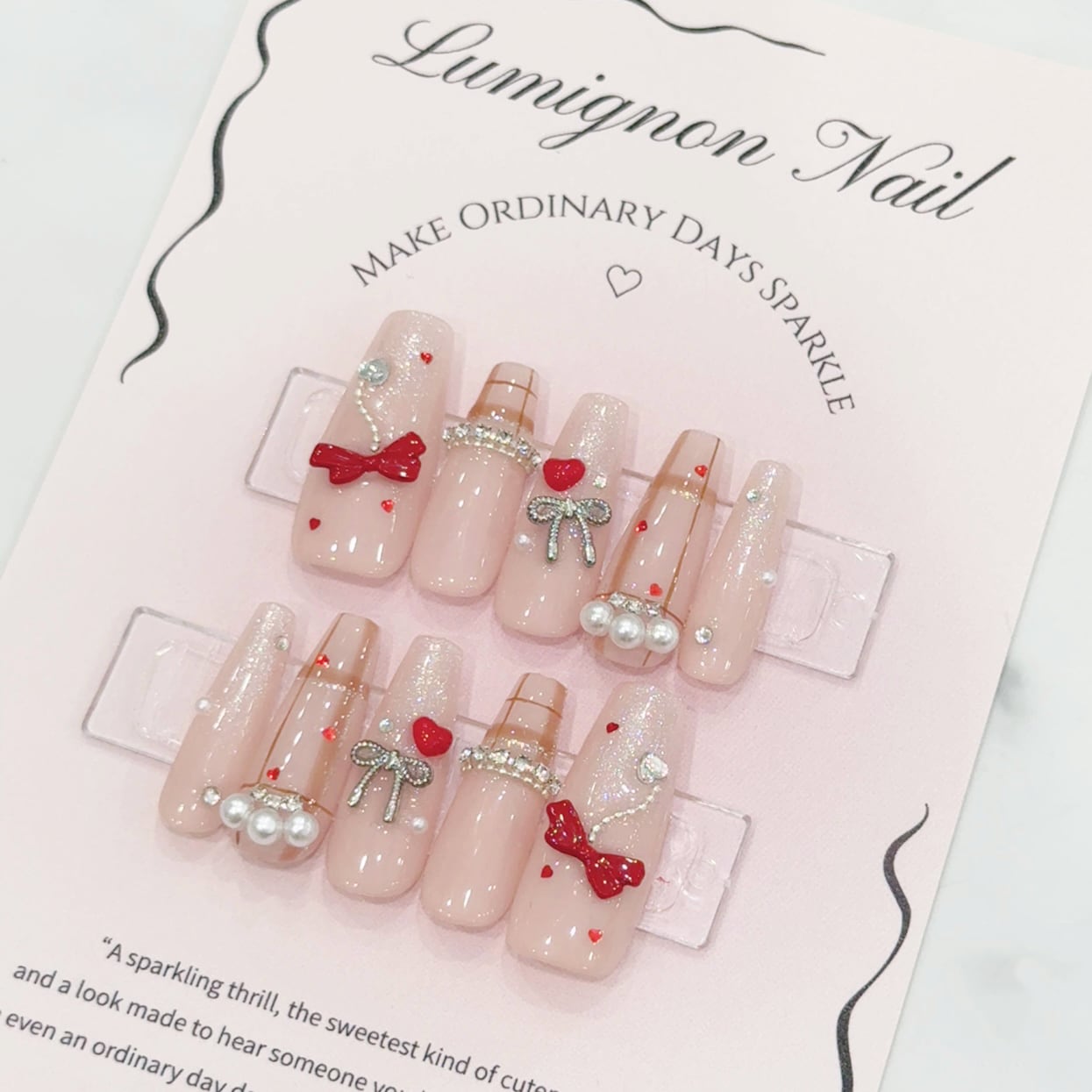 定額❤︎ルミニョンチップデザイン/2月① | LumignonNailTip
