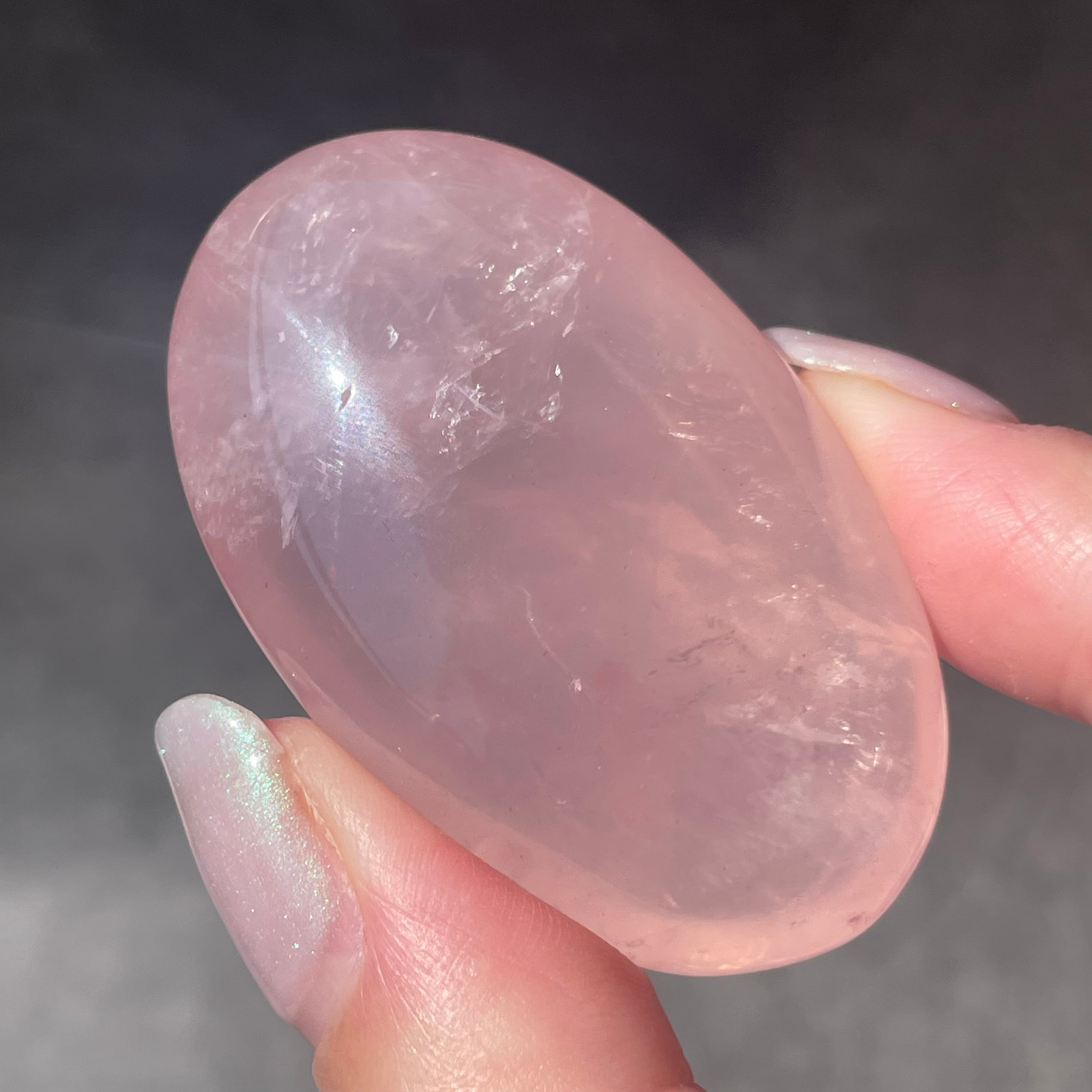 モザンビーク産♦︎Rose Quartz ローズクォーツ|palm パーム|天然石