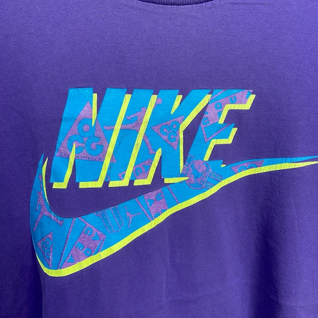 90s USA製　NIKE ロゴTシャツ　銀タグ　ACG アクアギア　ジョーダン