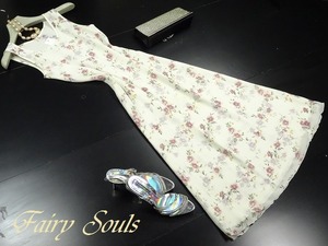 ★送料無料★11号（Ｌ）☆シフォンマキシ丈ワンピ－ス(OPN5820)