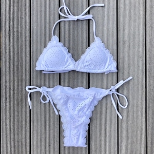 Bikini♡パンチングレースビキニ ホワイト GSB18S101WHT