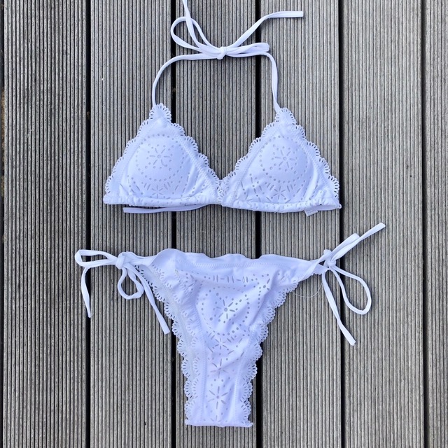 Bikini♡パンチングレースビキニ ホワイト GSB18S101WHT