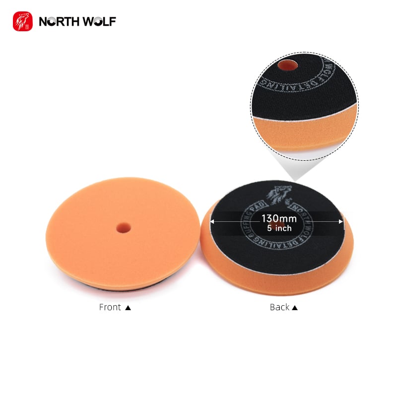 5インチ ウレタンバフ オレンジ North Wolf | 磨き専門店 Detail Base