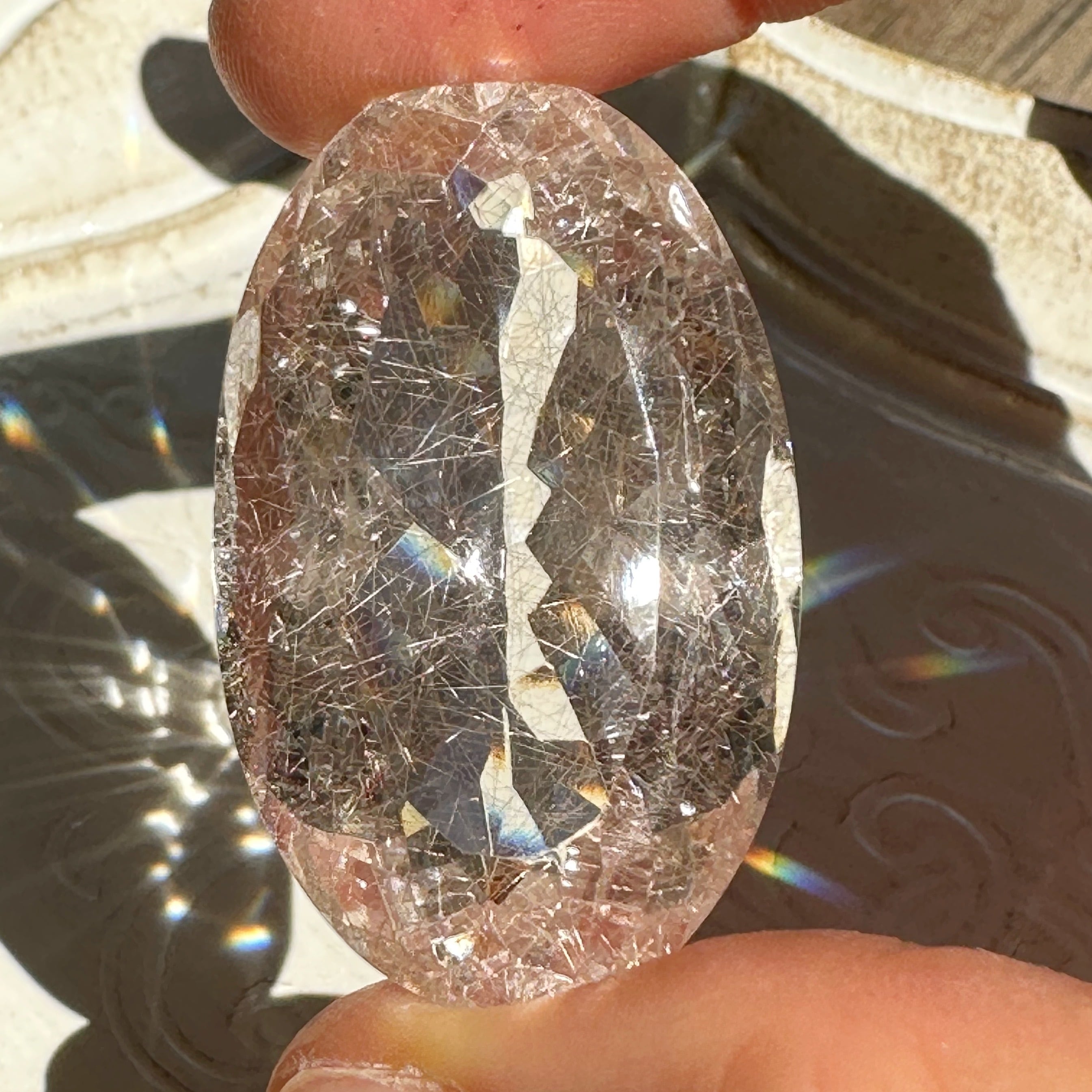 パキスタン産】シルバールチルスモーキークォーツ