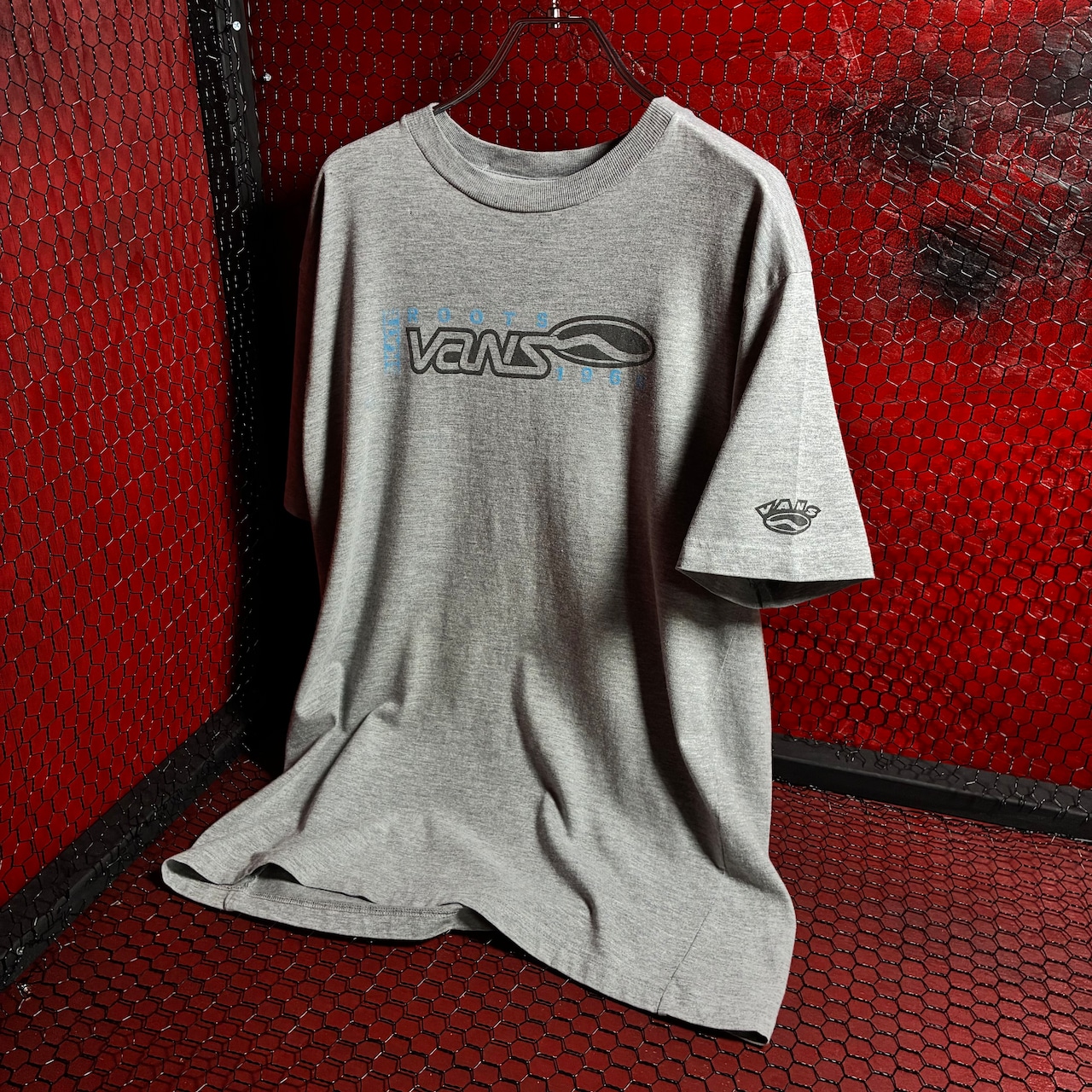 90s〜00s OLD VANS Tシャツ オールドスケート バンズ グレー