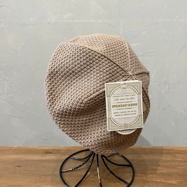 COTTON KNIT BERET SE