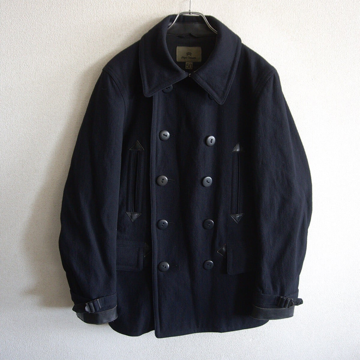 美品】ami Alexandre Mattiussi【Checked Wool Gabardine Belted Mac