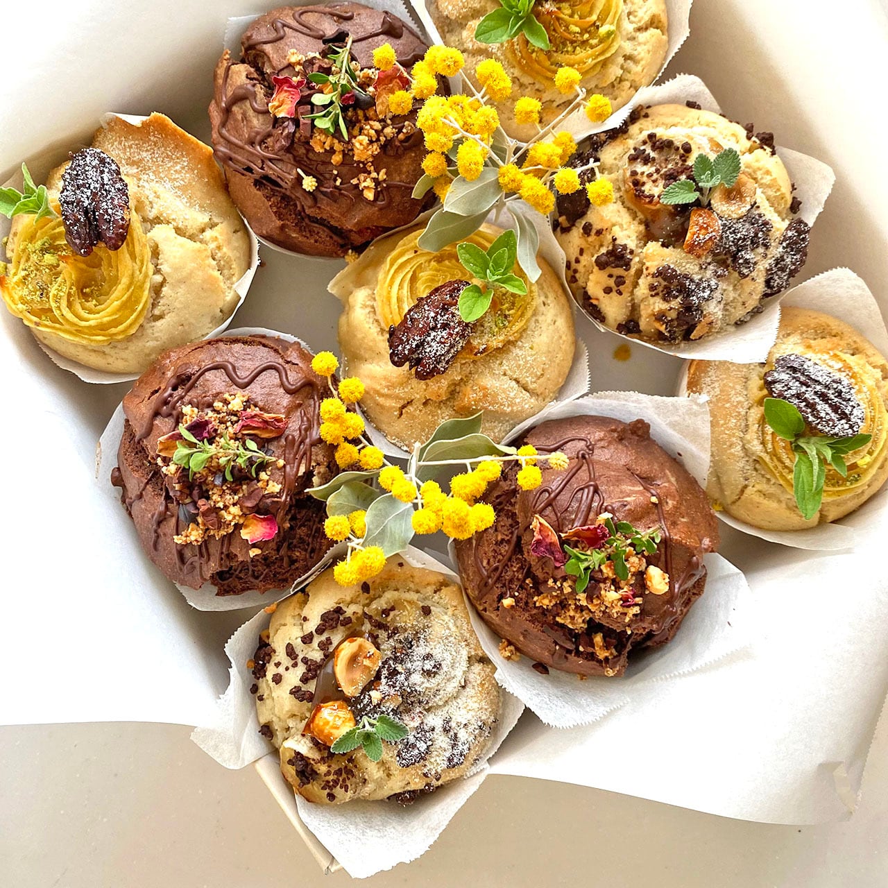 クリーム入りマフィン 4個