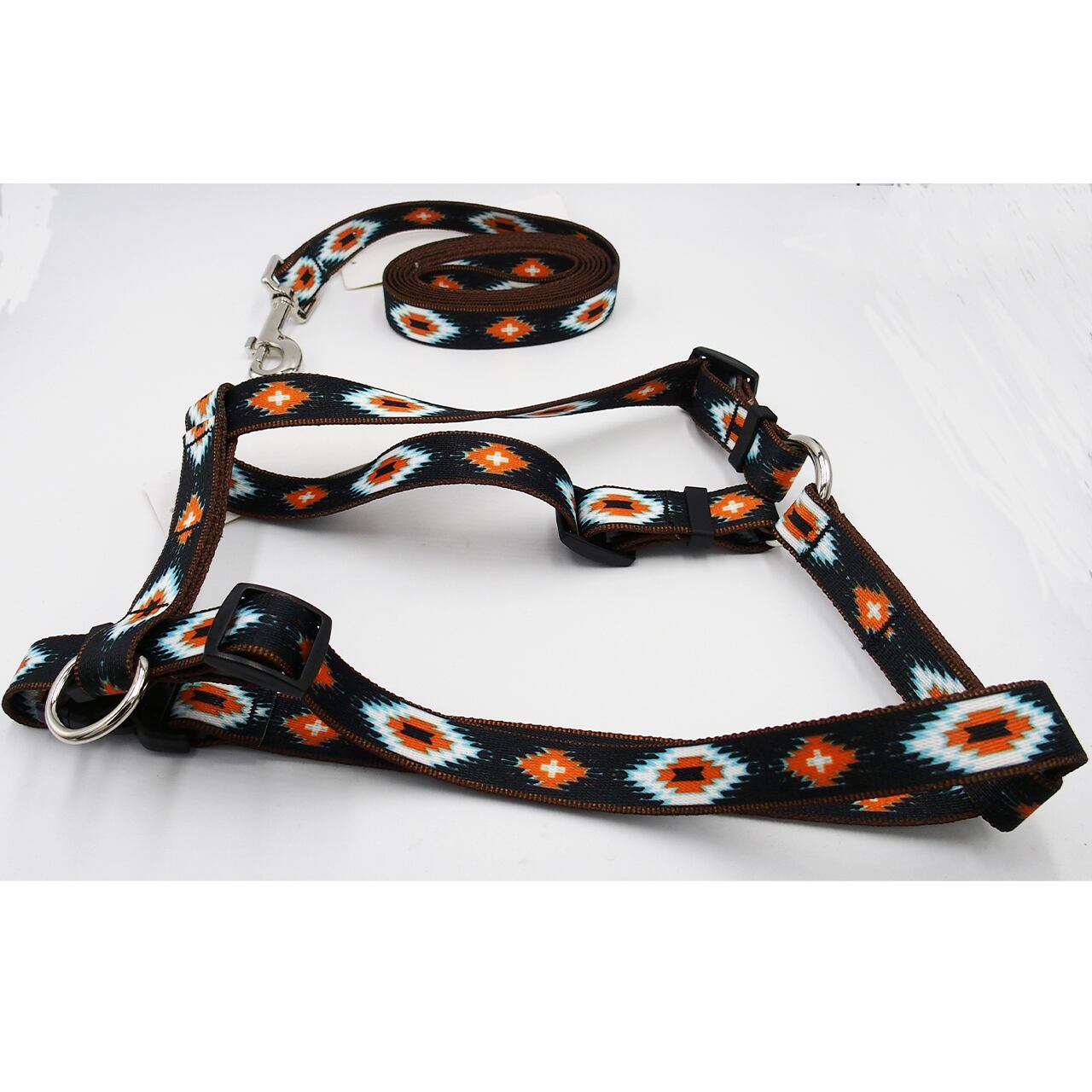 インディアンスピリット  ロマンハーネス＋リードセット SMサイズ - Yellow Dog Design