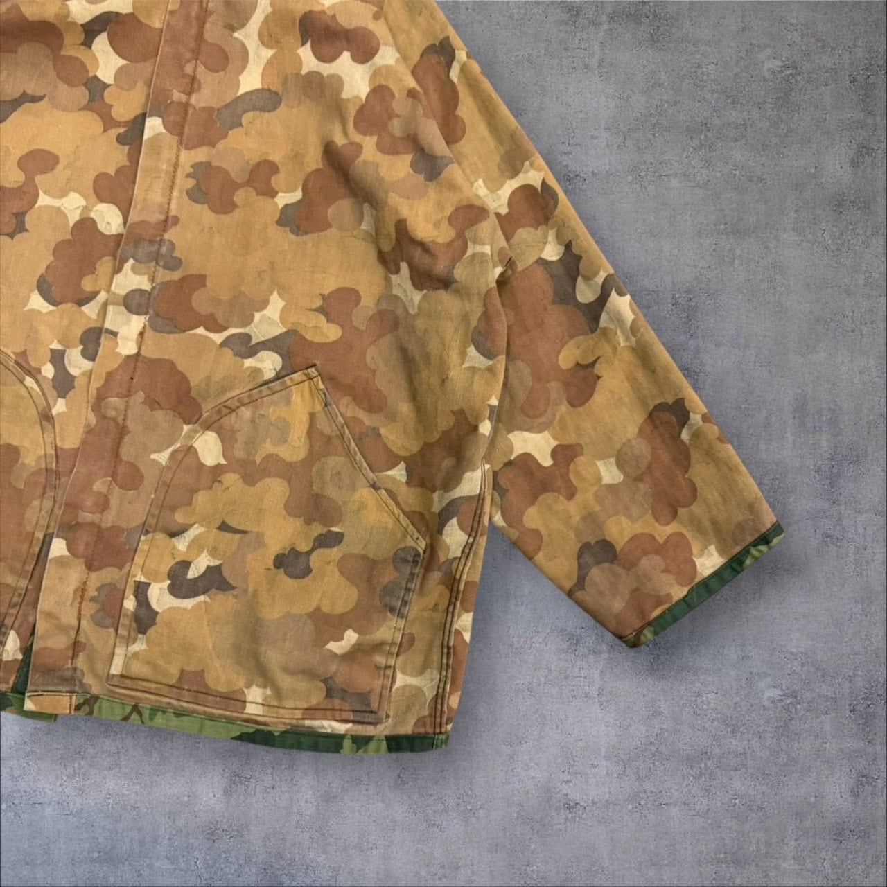 60's~ KAMO Mitchell Camo Pattern Reversible Jacket | spike osu