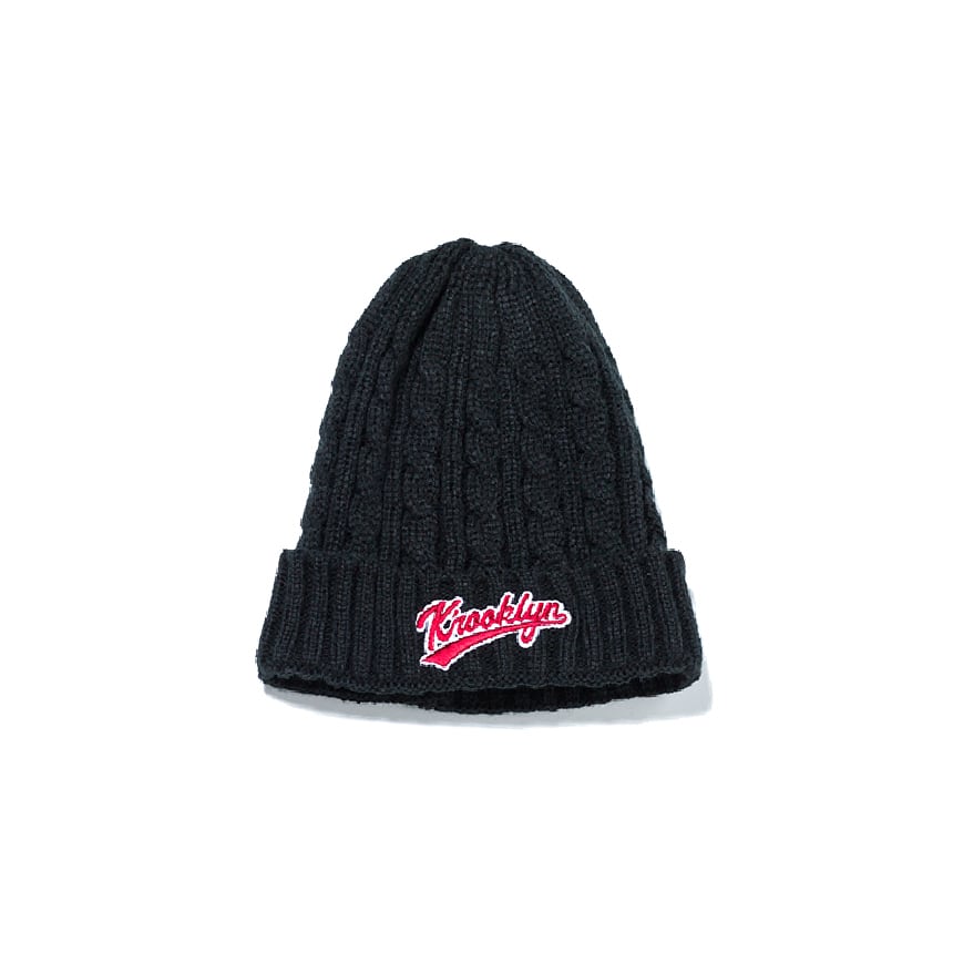 Logo Knit Cap - Black