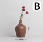 【選べる木製ミニ花瓶セット｜A／B】置くだけで“整う”空間。手のひらサイズの本格ウッドインテリア