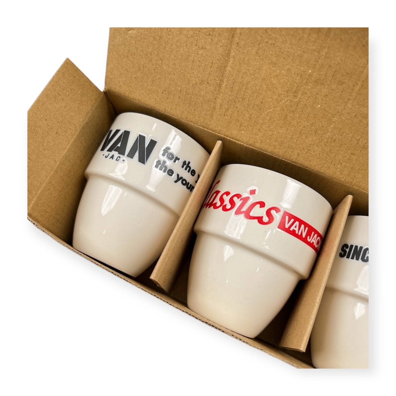 希少 レア VAN JAC ヴァンヂャケット スタッキングカップ 3個セット /箱付き
