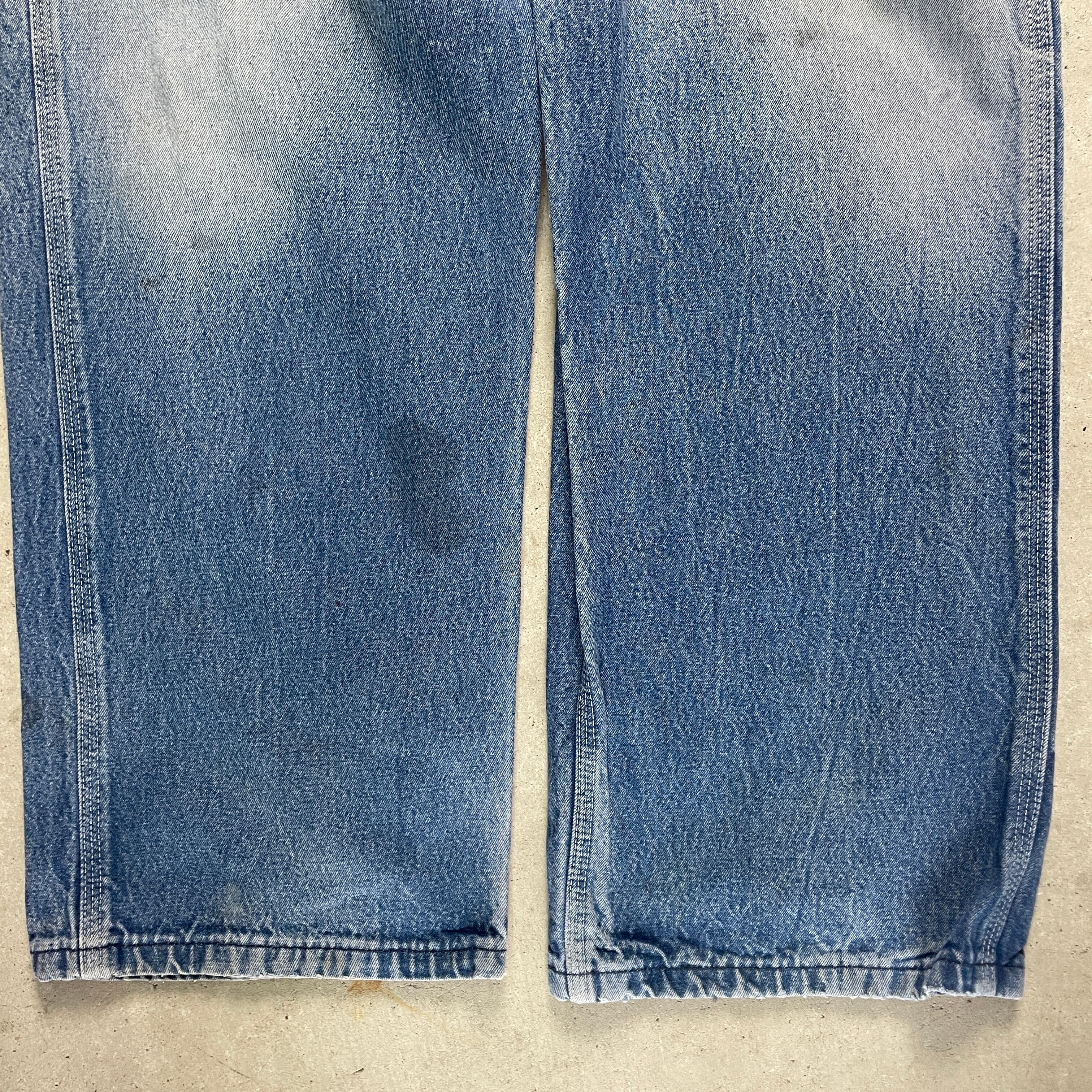 90年代 Carhartt カーハート デニム オーバーオール メンズW38相当