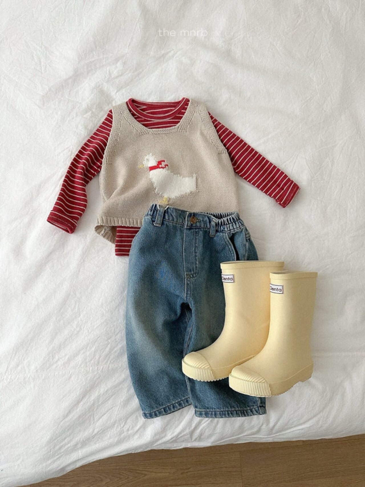 韓国子供服 / minirobe / 26Autumn / アヒルベスト / 秋服 *S~XL*