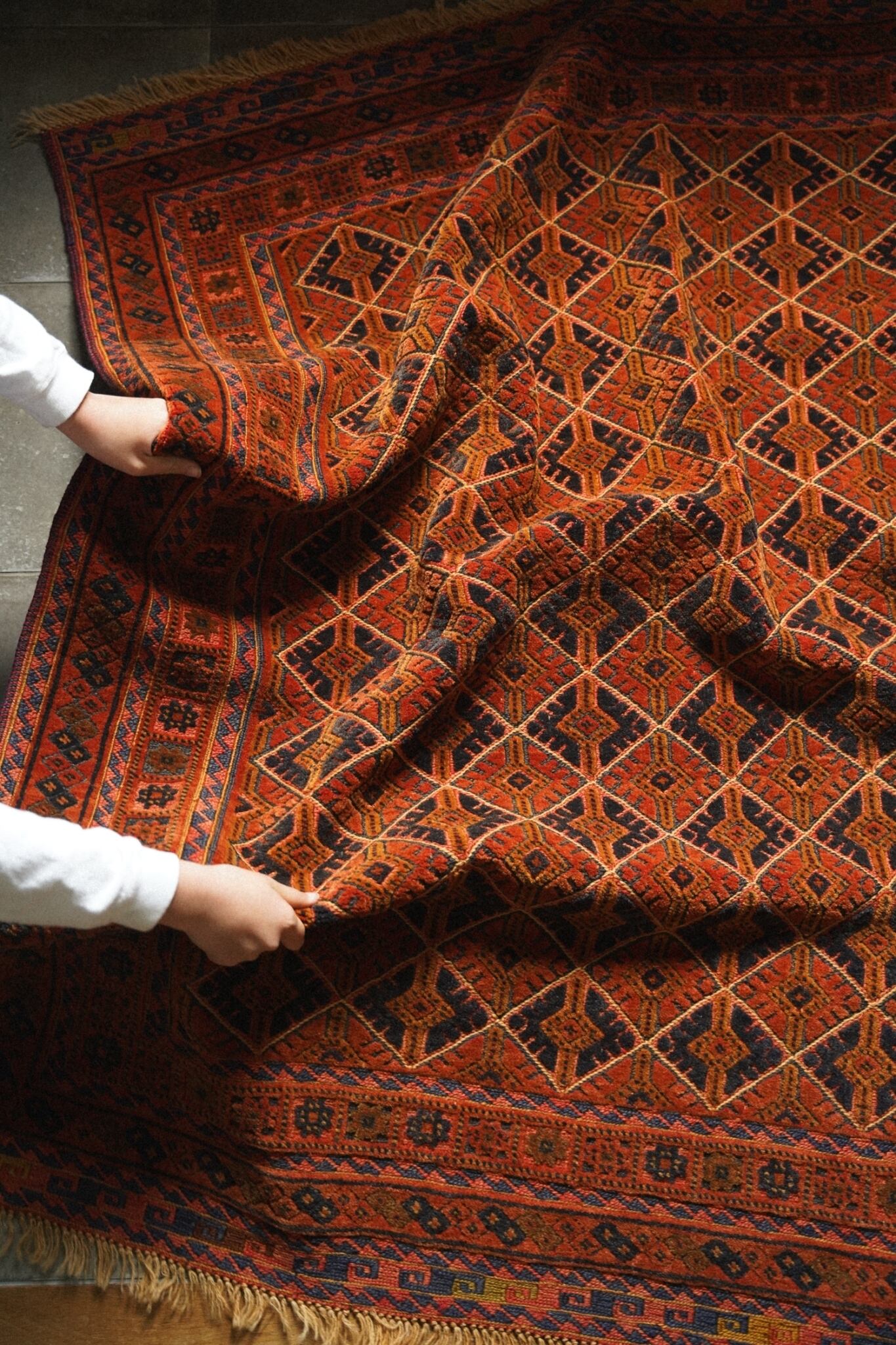 1484-Vintage Mashwani rug