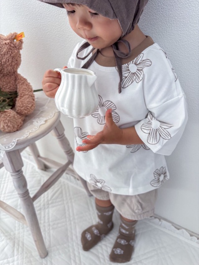 【即納】BELLE & SUN  Tシャツ | Cacao Flower