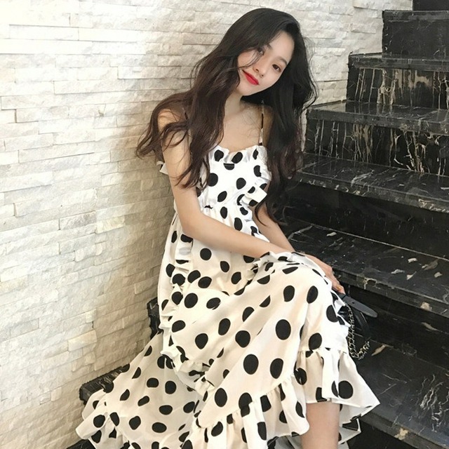 春 夏 レディース ワンピース ホワイト 白 袖なし ノースリーブ キャミソール フリル ドット柄 水玉 ワンピース ロング ロングワンピース ロング丈 リゾート 海 プール おしゃれ かわいい 韓国 きれいめ プチプラ Sy 5 346 Dress Sugar Moon 春 夏 レディース ワンピース ホワイト 白 袖なし ノースリーブ キャミソール フリル ドット柄 水玉 ワンピース ロング ロングワンピース ロング丈 リゾート 海 プール おしゃれ かわいい 韓国 きれいめ プチプラ Sy 5 346 Dress Sugar Moon