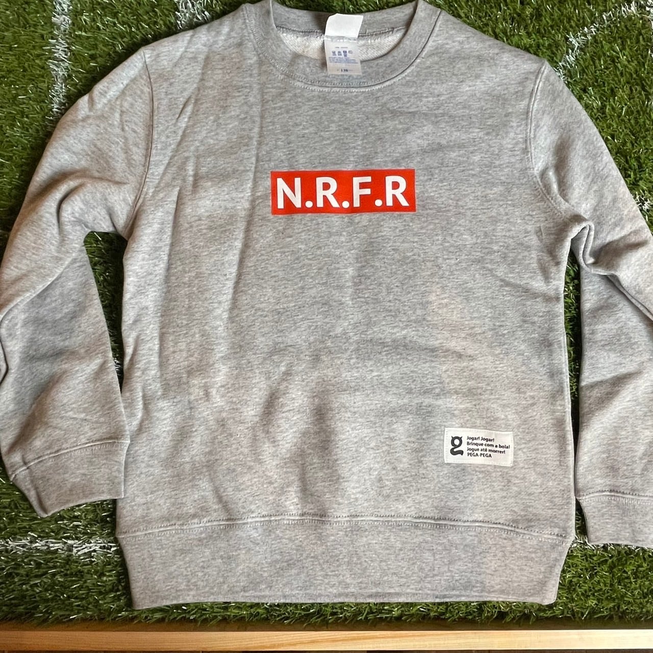 PEGA-PEGA  　" N.R.F.R"　RED　スウェット(パイル地）KIDS