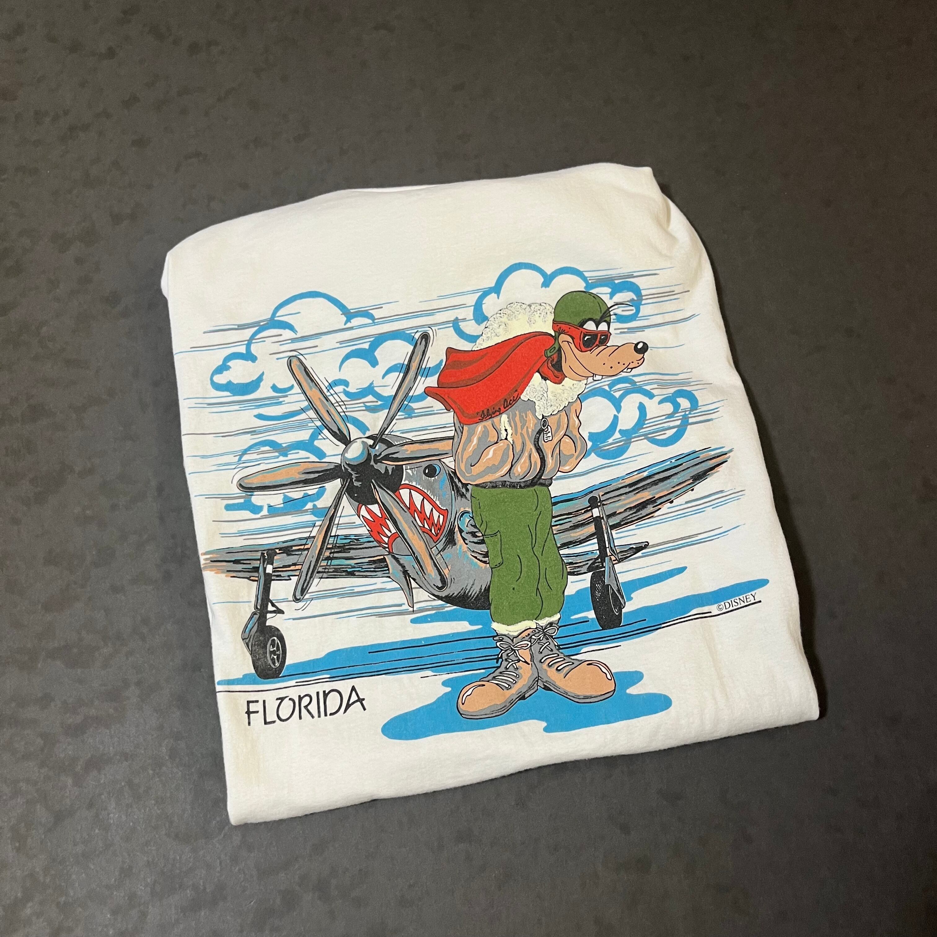 レアなパイロットグーフィー】Tシャツディズニーフロリダ
