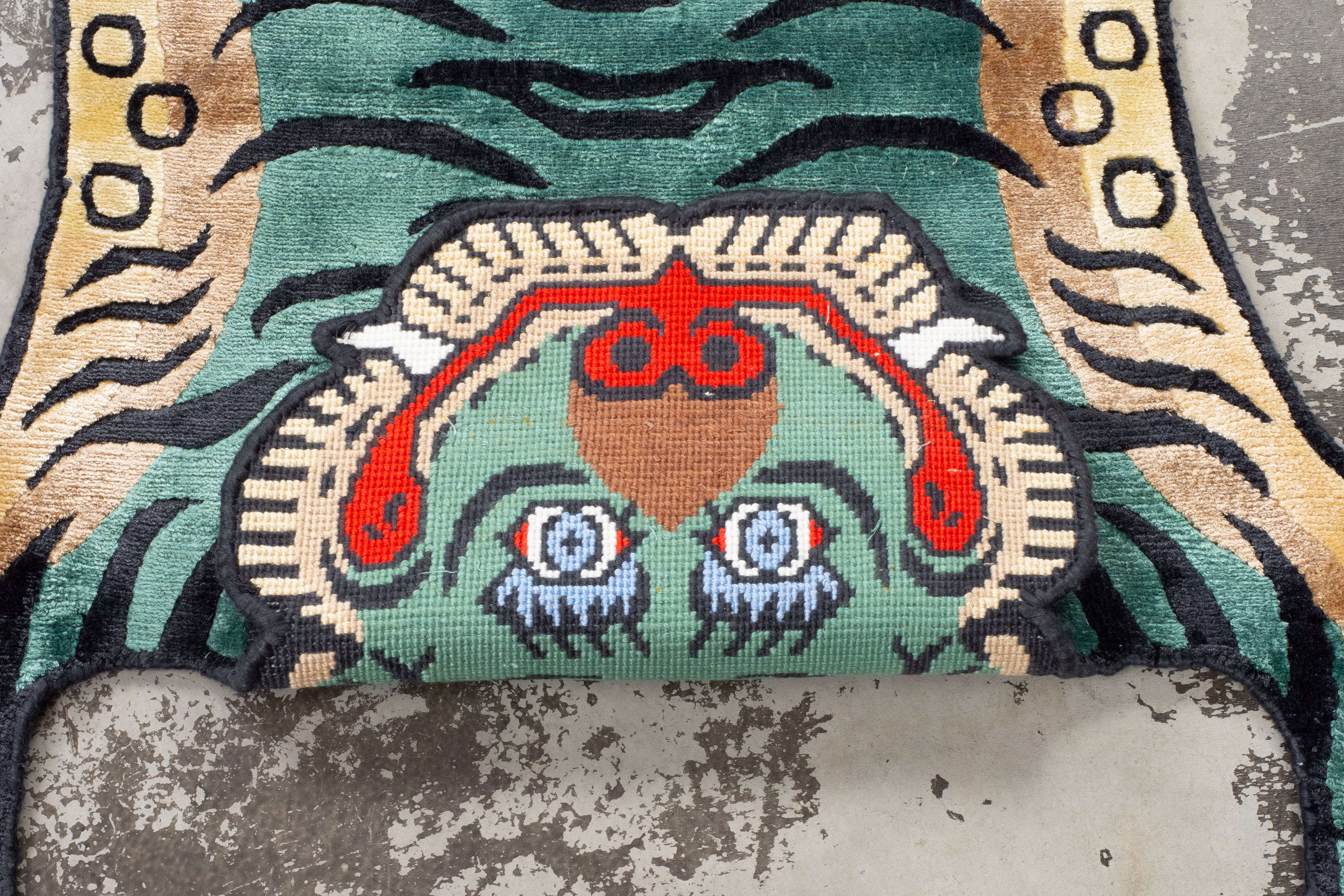 Tibetan Tiger Rug 《Sサイズ•シルク206》チベタンタイガーラグ