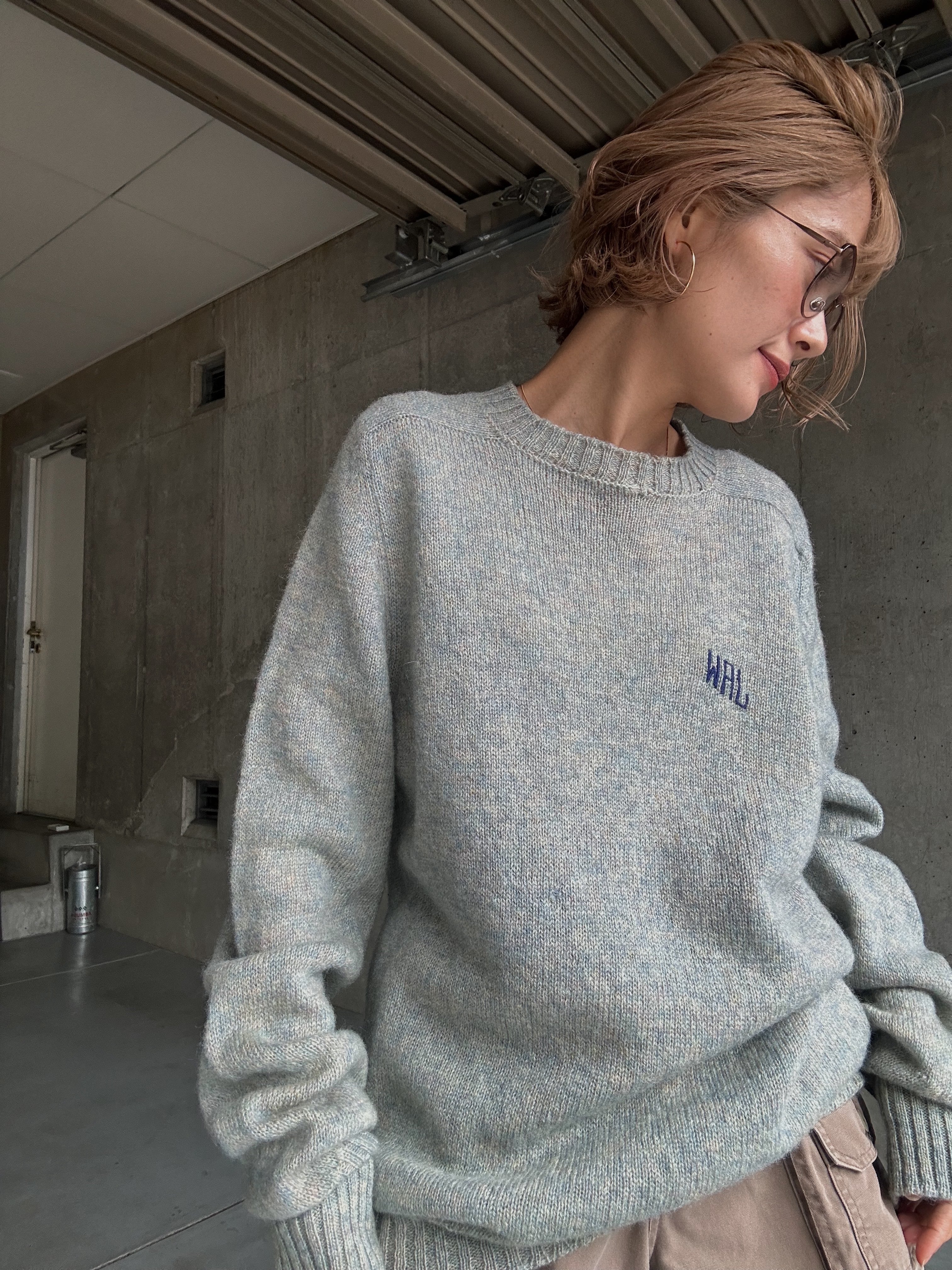 (KN548)70‘s OLD PENDLETON washable knit made in USA