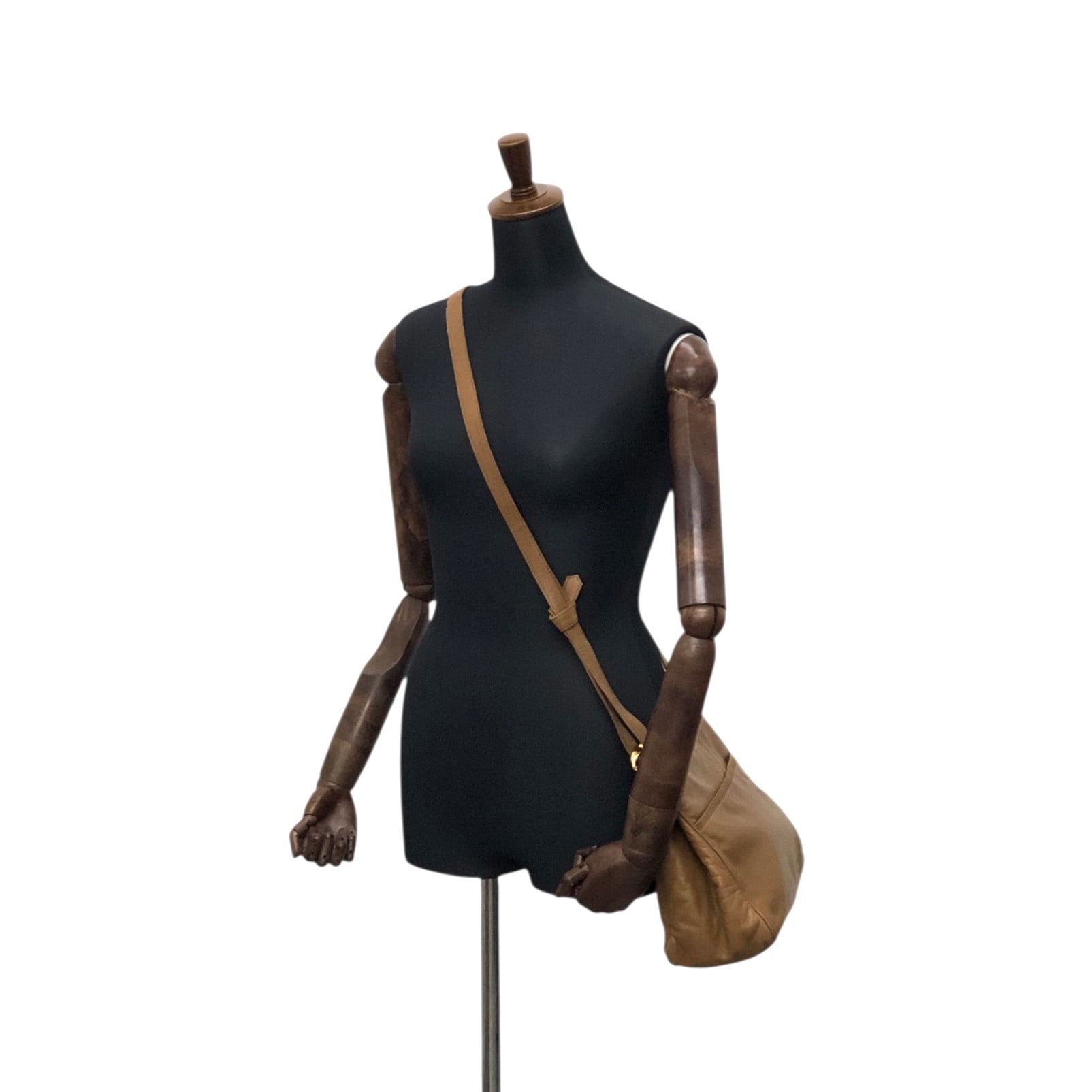 LOEWE ロエベ ショルダーバッグ ブラウン アナグラム ナッパレザー