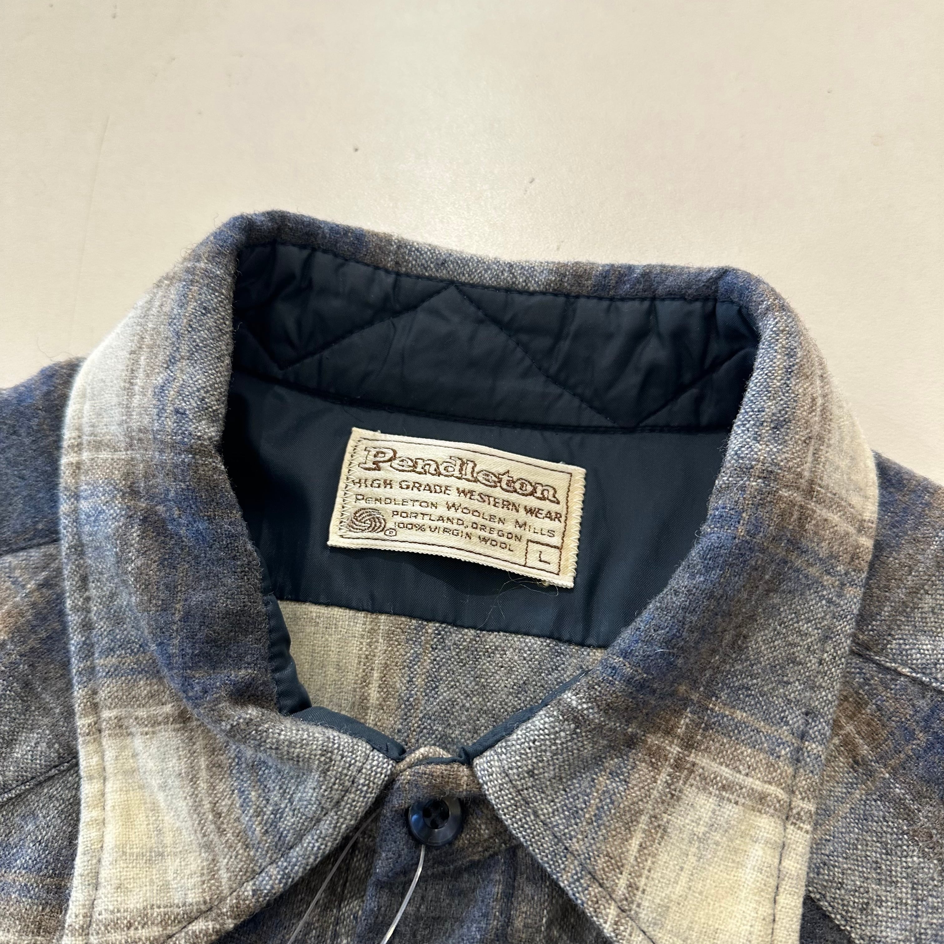 70's PENDLETON WESTERN SHIRT IVORY | BerBerJin Yuhodo