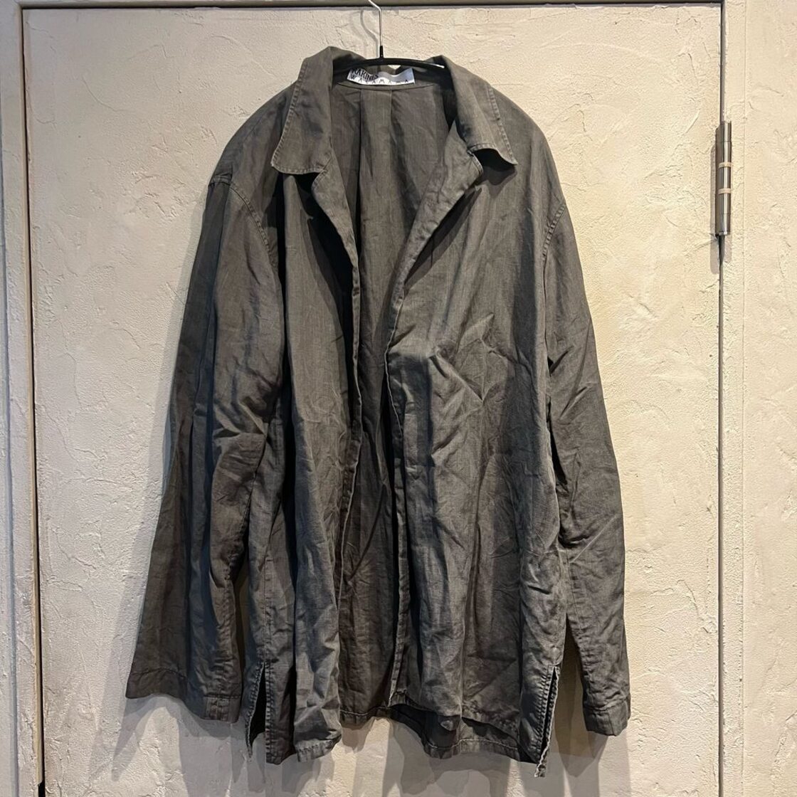 RAKINES ラキネス WAGAMAMA 別注 Long Sleeve Shirt ワイシャツ グレー 