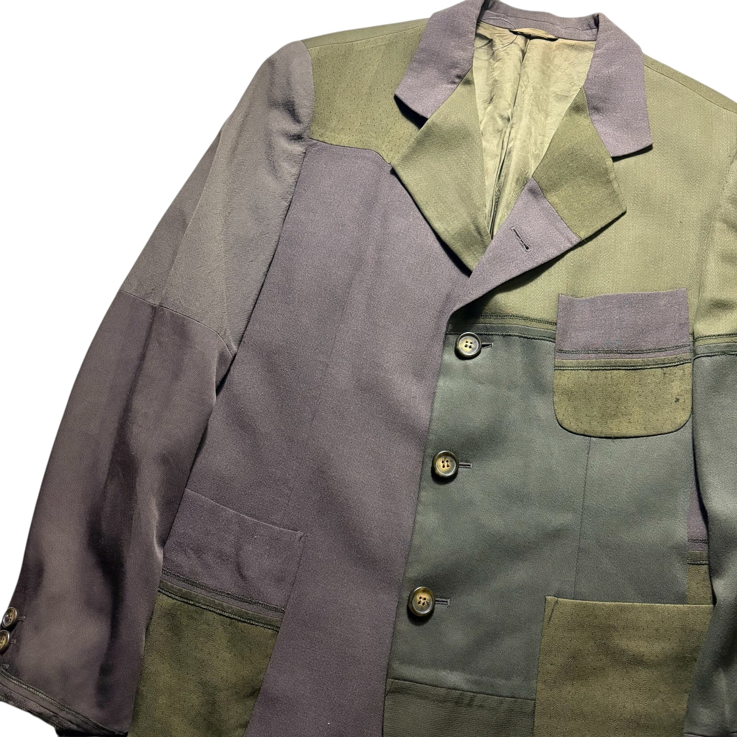 archive DOLCE&GABBANA patchwork tailored jacket | NOIR ONLINE