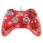 iFormosa Xbox 360 USB 有線 ゲームコントローラー Xbox360 対応 透明赤