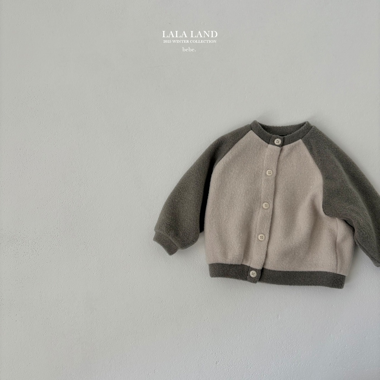 LALALAND 25/WI(Baby)Knit raglan cardigan