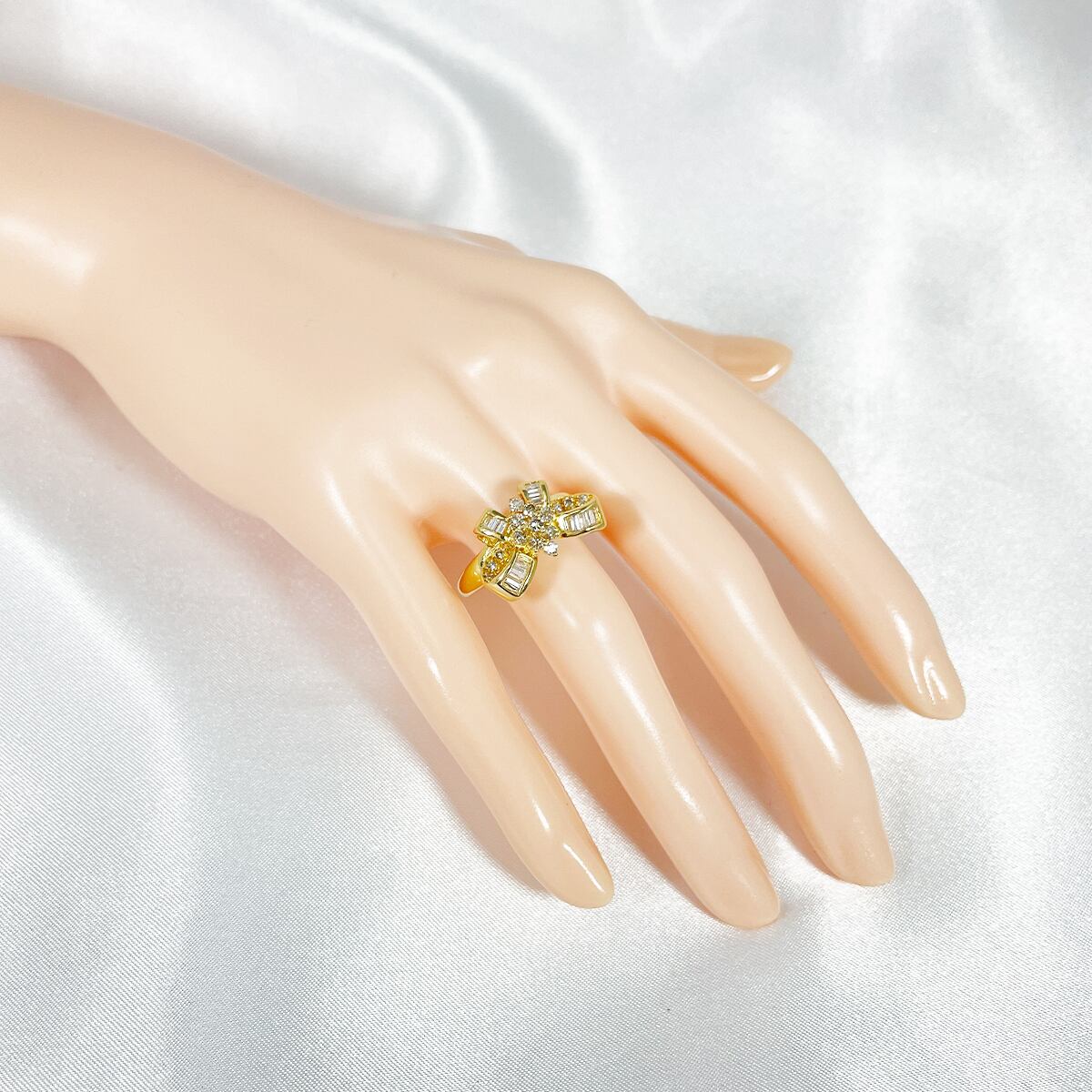 K18 天然ダイヤモンド 0.50ct リング | JEWELRY LAND Official Online Shop 