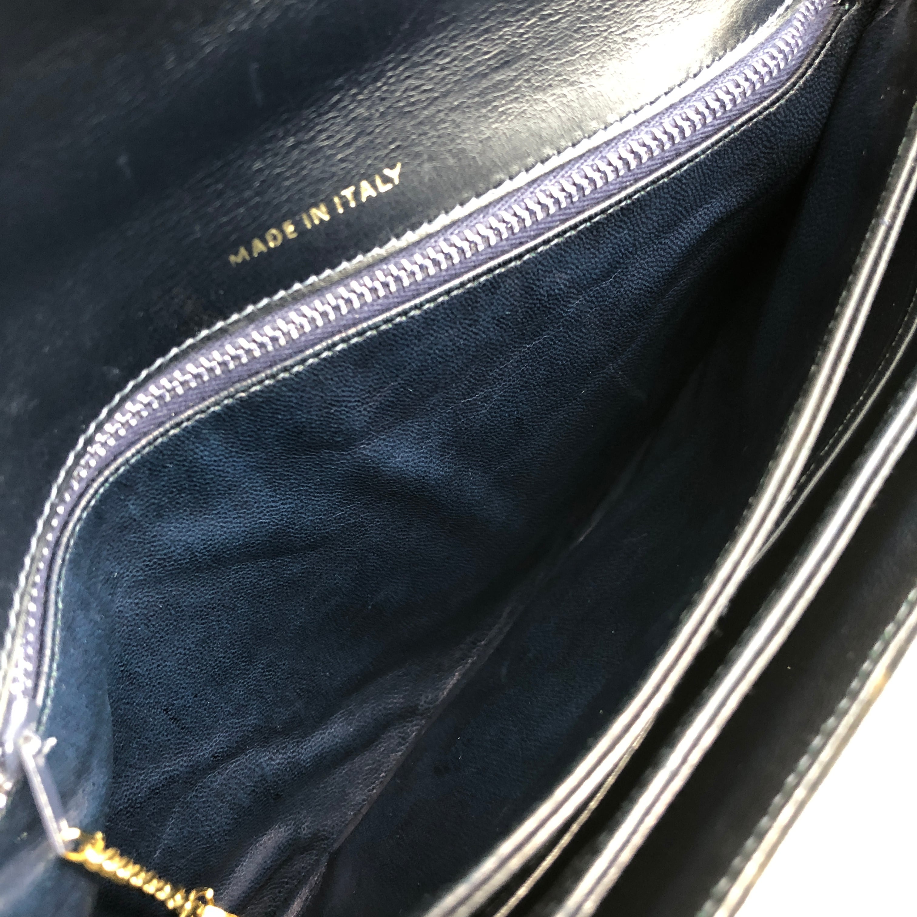 CELINE セリーヌ ショルダーバッグ ダークネイビー ホースビット