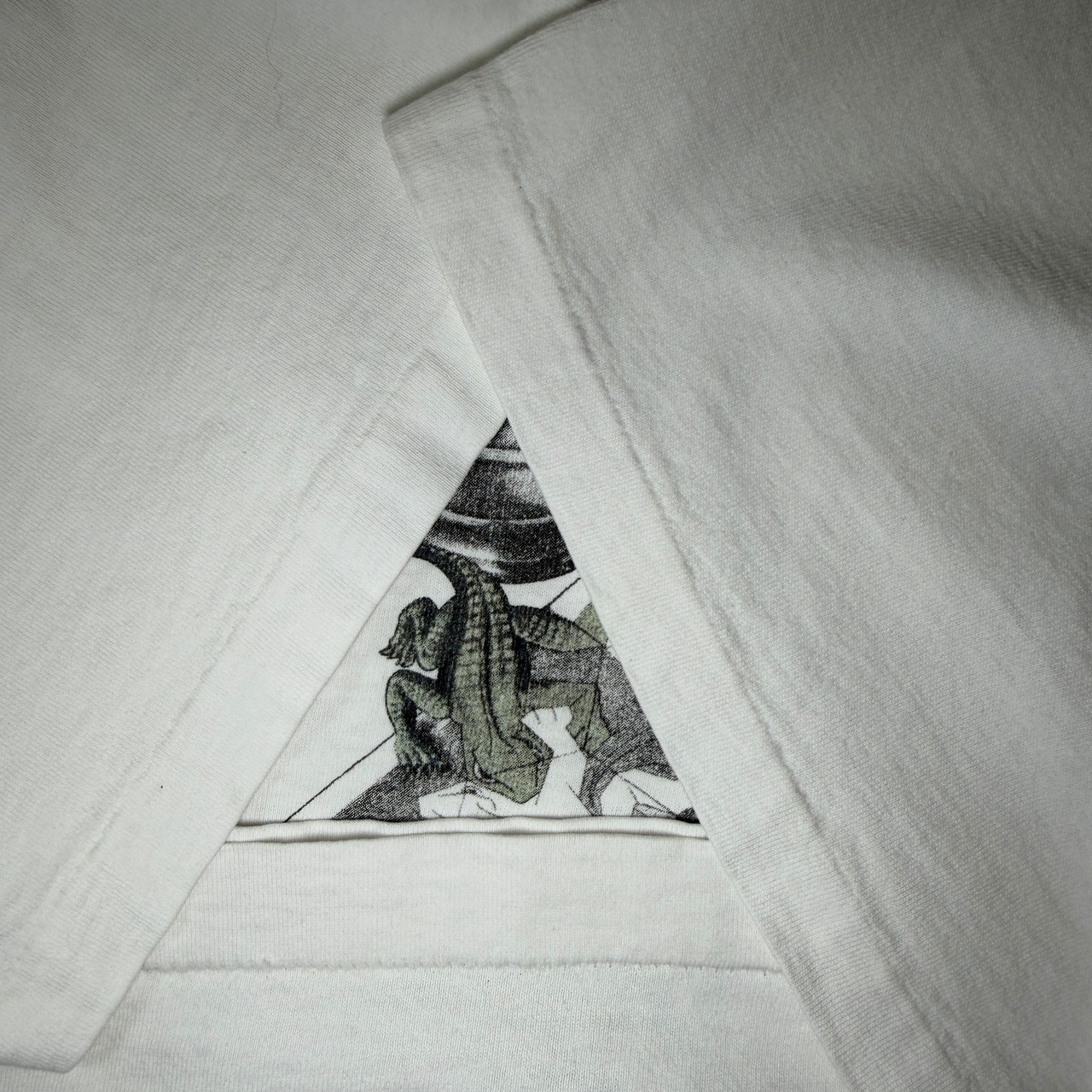 90's M.C.Escher "Reptiles" Printed T-Shirt USA ANDAZIA ART 90年代 エッシャー 爬虫類 プリント Tシャツ アメリカ ヴィンテージ ビンテージ だまし絵 アート TT2026-0003 - 6
