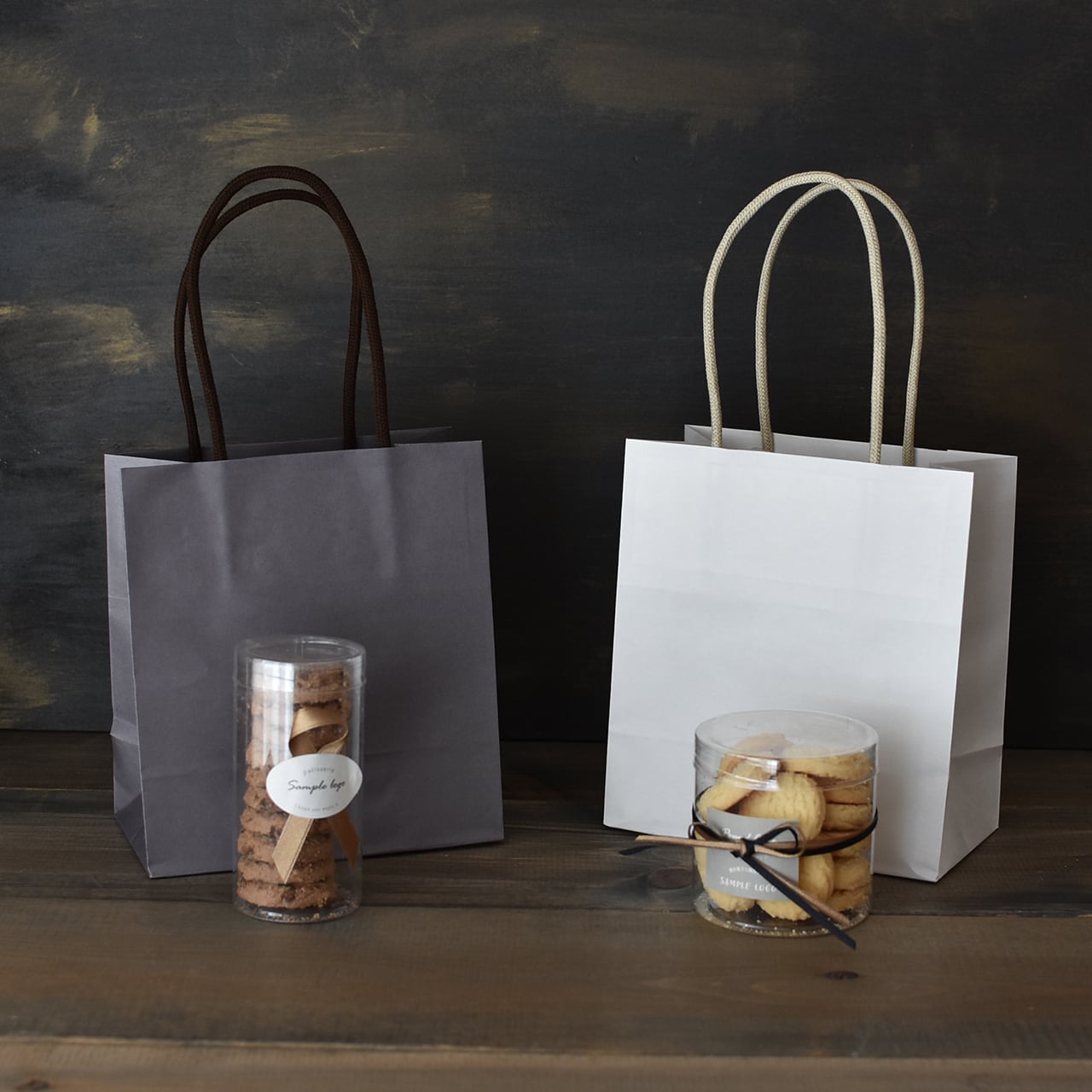 ミニ紙袋 ミニ紙袋 10枚入 幅150×高さ165×マチ80mm 手提げ袋 | 小さな箱屋