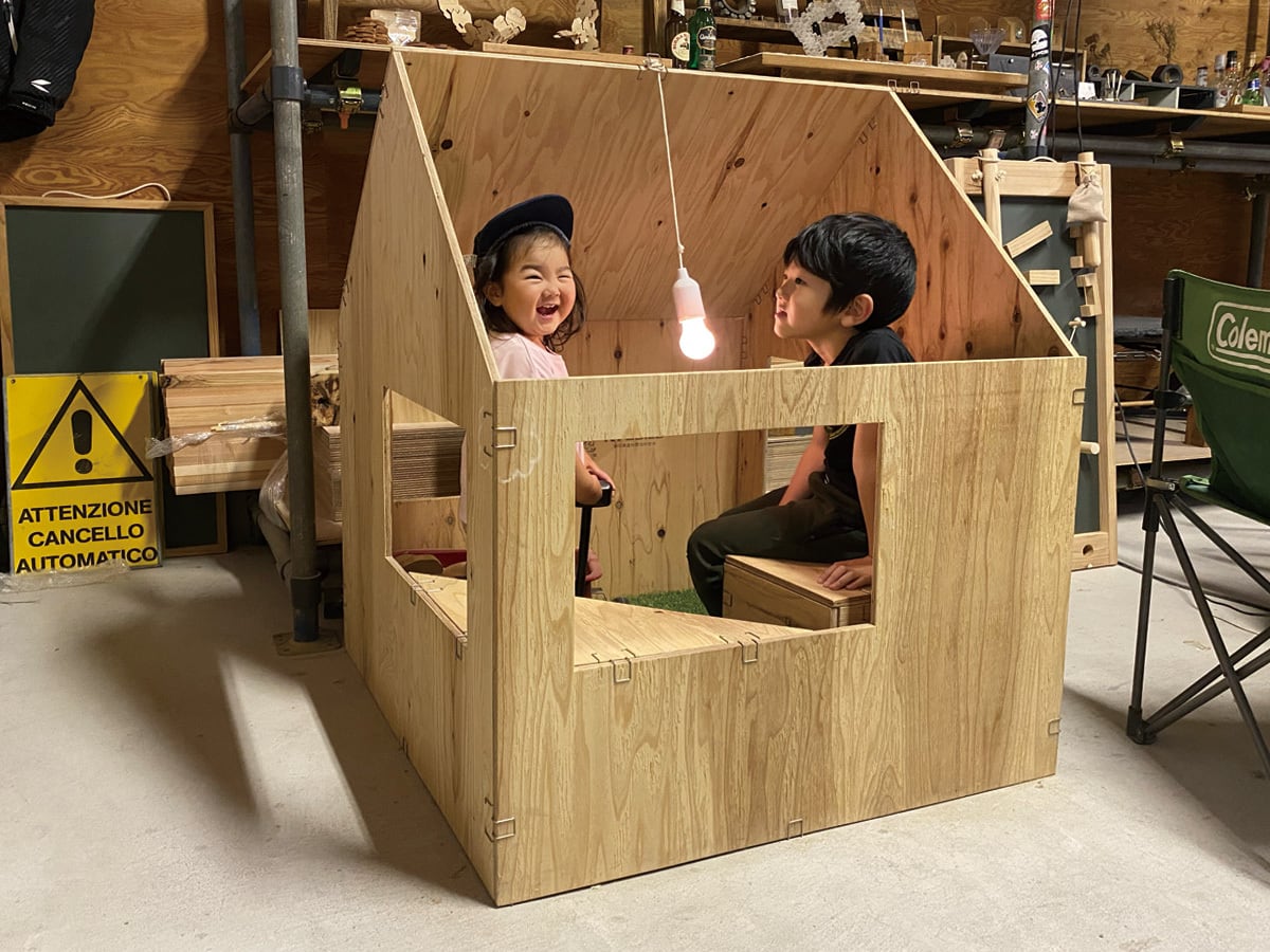 大人も心地よい秘密基地_クリップハウス｜子どもと暮らす遊びの道具