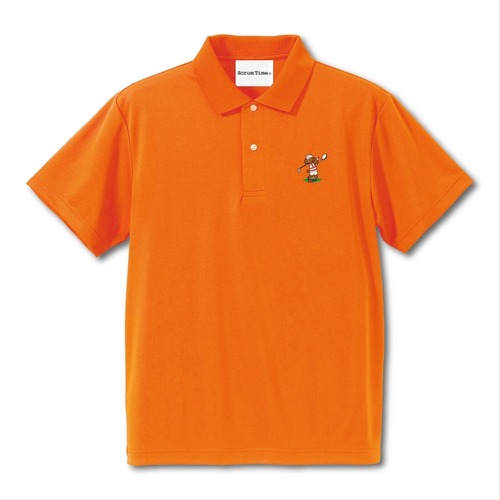 RUGBY DOG GOLF 刺繍POLO オレンジ