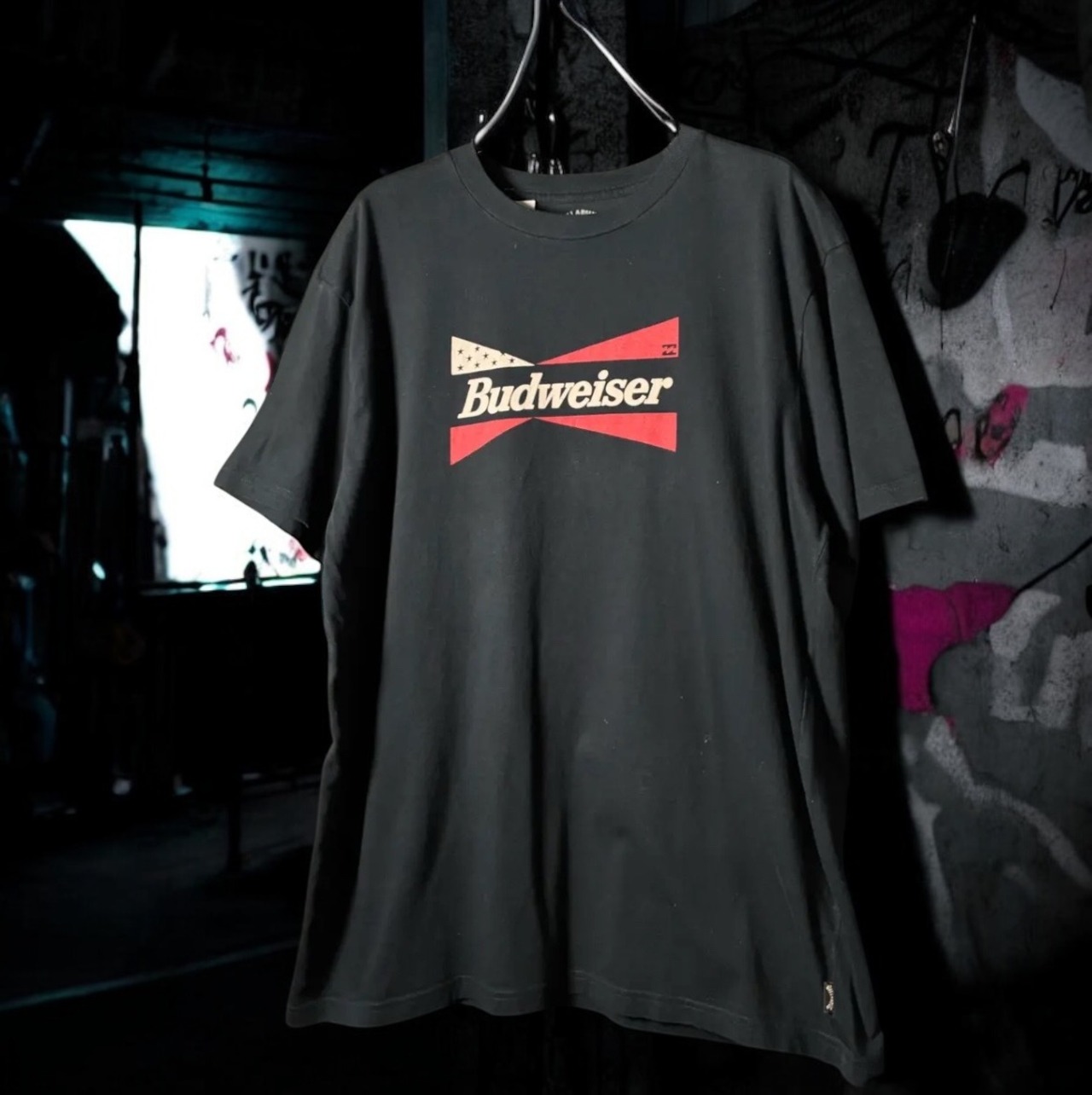 BILLABONG Budweiser Tシャツ　バドワイザー　サーフ　ビールTシャツ　