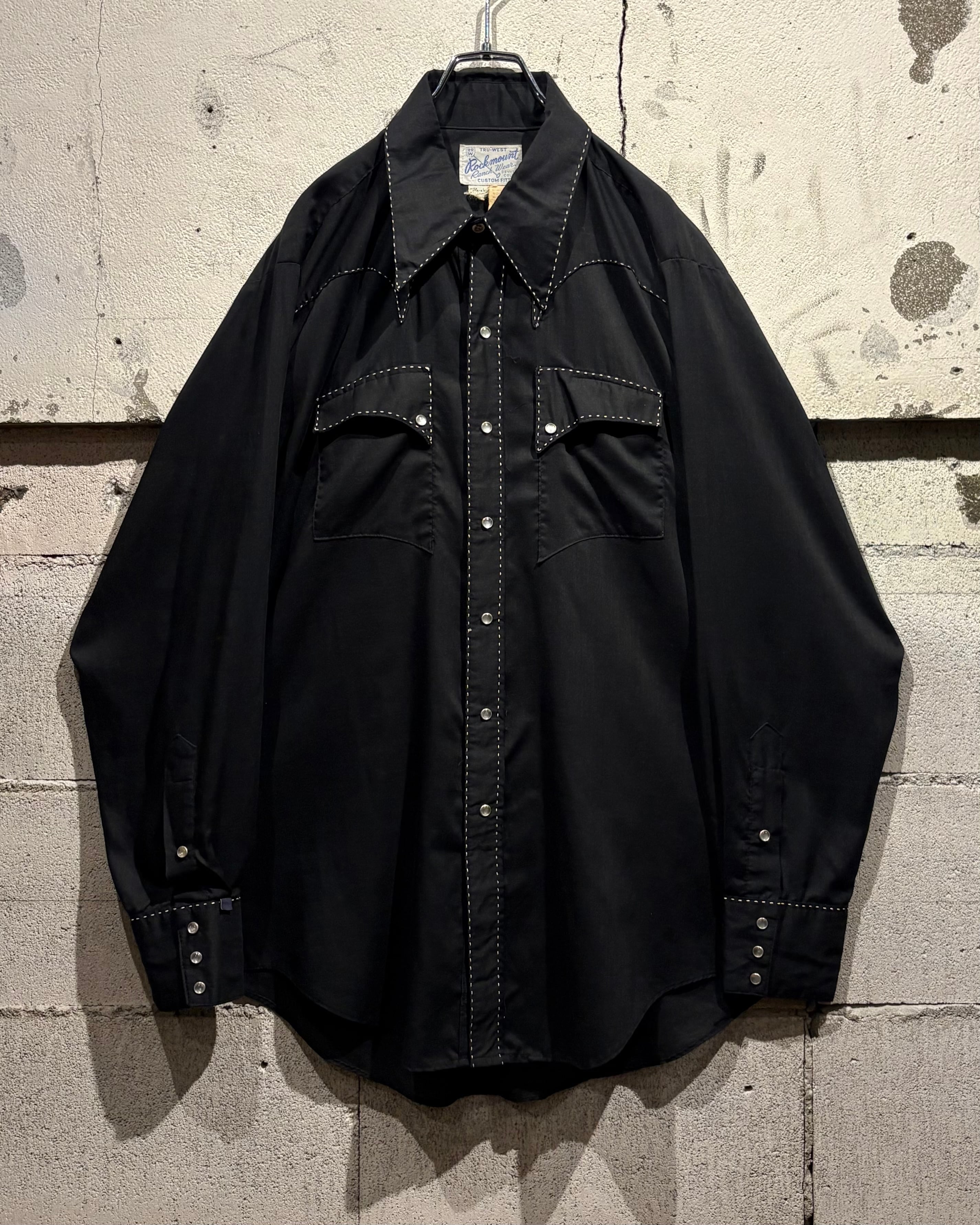 Caka otto】70's “Rockmount Ranch Wear” Vintage Western Shirt