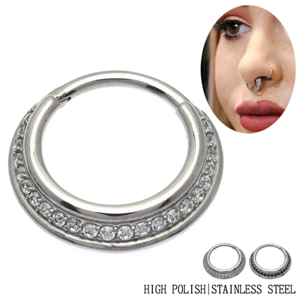 ワンタッチピアス 16G 全2色 ボディピアス ワンタッチで簡単 選べる